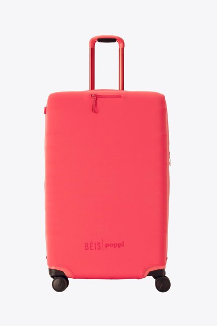 BÉIS x poppi The Large Check-In Luggage Cover in Fruit Punch
